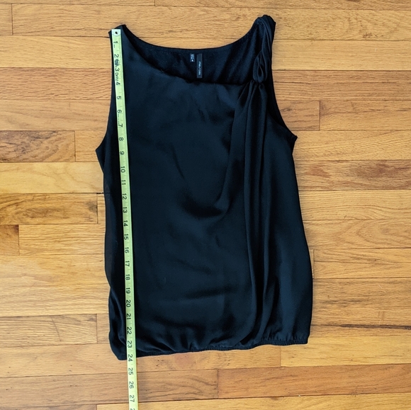 Maurice's Black Sleeveless Asymmetrical Top Size Small - Picture 5 of 5